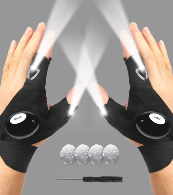 LED Flashlight Gloves