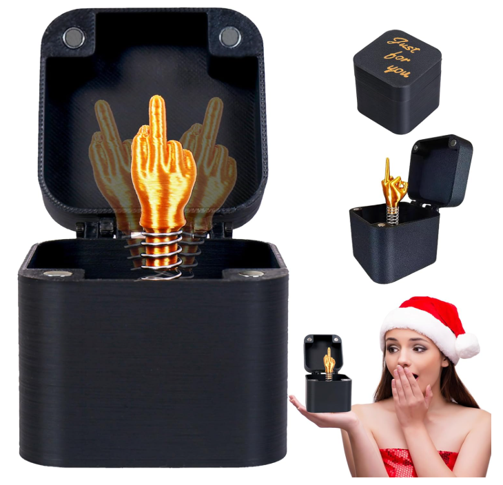 Middle Finger Gift Statue Prank