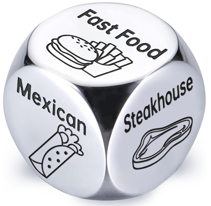 Steel Food Decision Dice